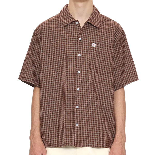 Worship Cherub Short Sleeve Shirt - Brown