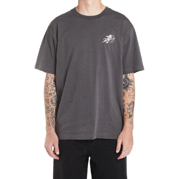 Worship Cherub Tee - Worn Black