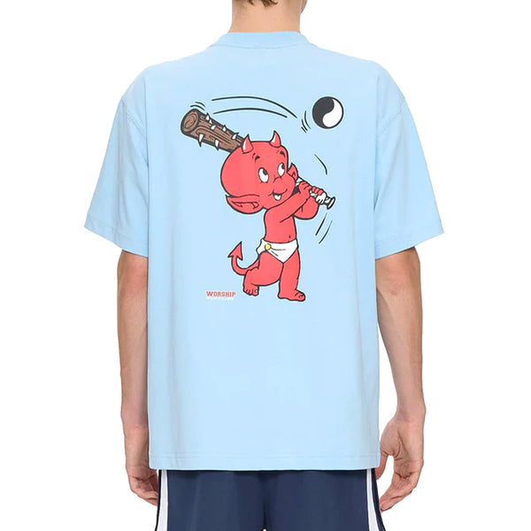 Worship Little Belter Tee - Willow Blue