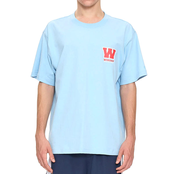 Worship Little Belter Tee - Willow Blue