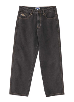 Black jeans on a white background