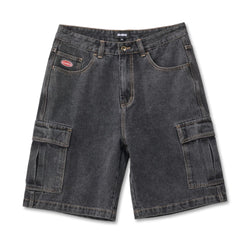 XLarge Cargo Denim 91 Shorts - Washed Black