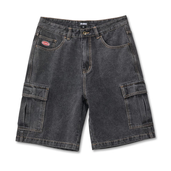 XLarge Cargo Denim 91 Shorts - Washed Black