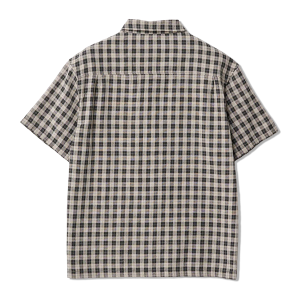 XLarge 91 Oxford Shortsleeve Button Up Tee - Tan / Black