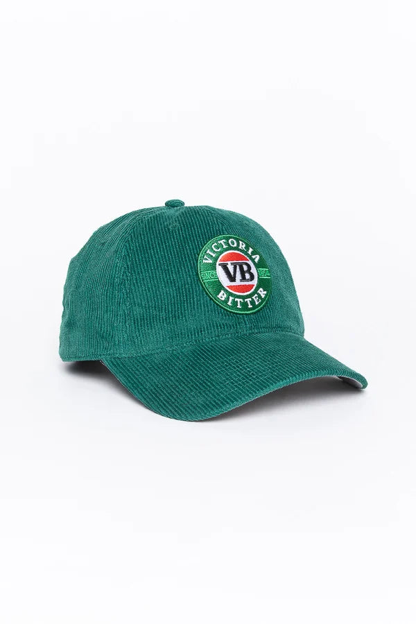 American Needle Victoria Bitter Retro Corduroy Slouch Cap - Bottle Green