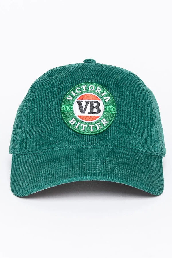 American Needle Victoria Bitter Retro Corduroy Slouch Cap - Bottle Green