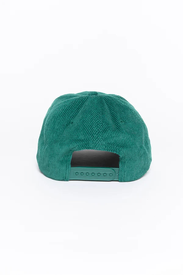 American Needle Victoria Bitter Retro Corduroy Slouch Cap - Bottle Green
