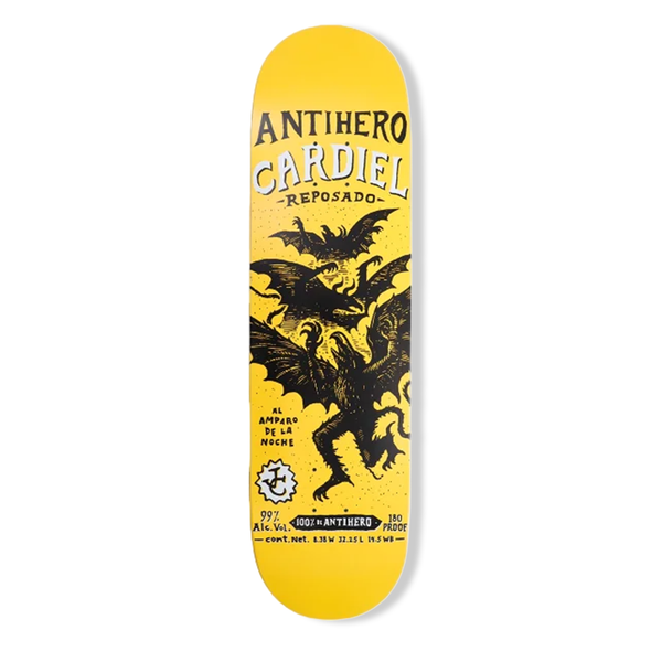 Antihero Carnales Cardial Skateboard Deck - 8.38"