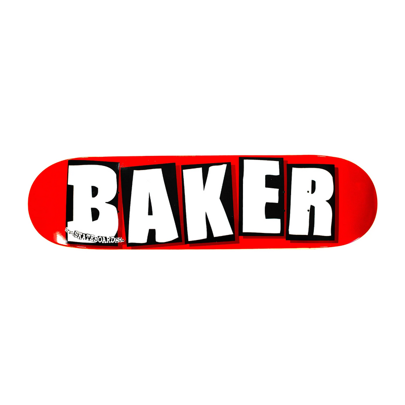 Baker OG Brand Logo Deck - Red / White – Evolve Skate Store