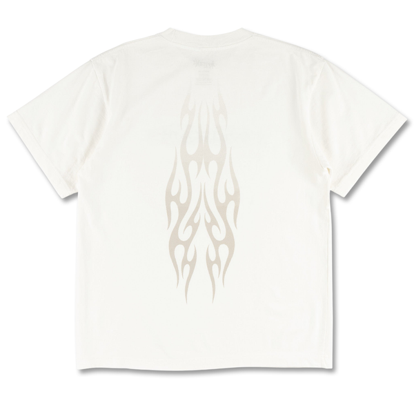 Welcome Brevity Garment-Dyed Boxy Tee - White