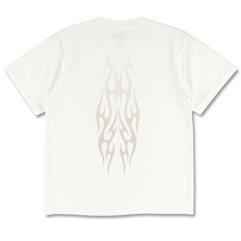 Welcome Brevity Garment-Dyed Boxy Tee - White