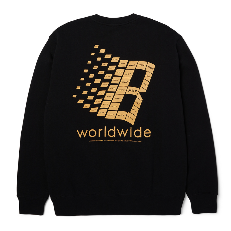 HUF X  Bronze56K Crewneck Sweatshirt - Black