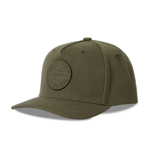 Brixton Crest C MP Snapback - Ivy Green