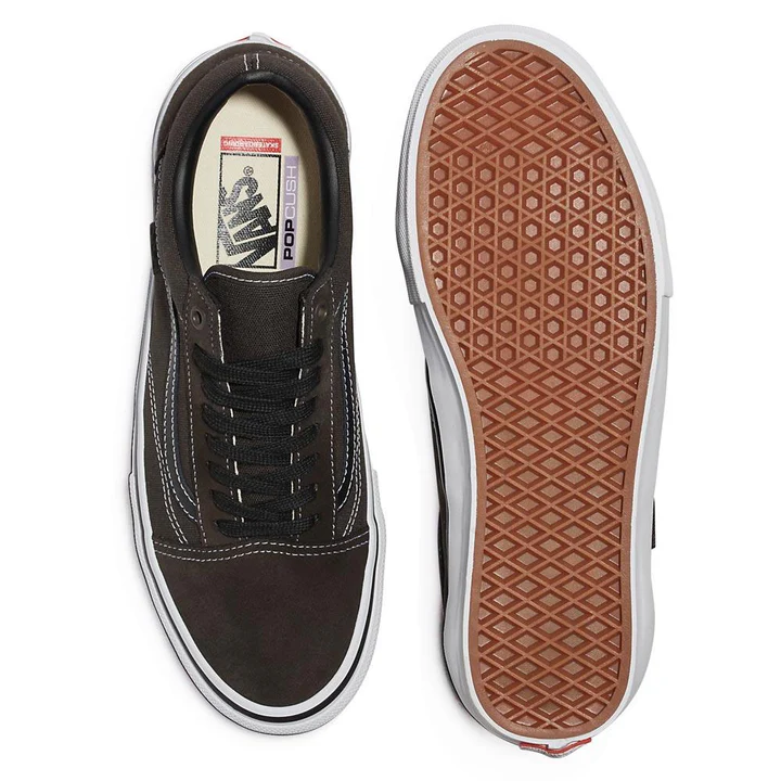 Vans Skate Old Skool Pro - Chocolate / White