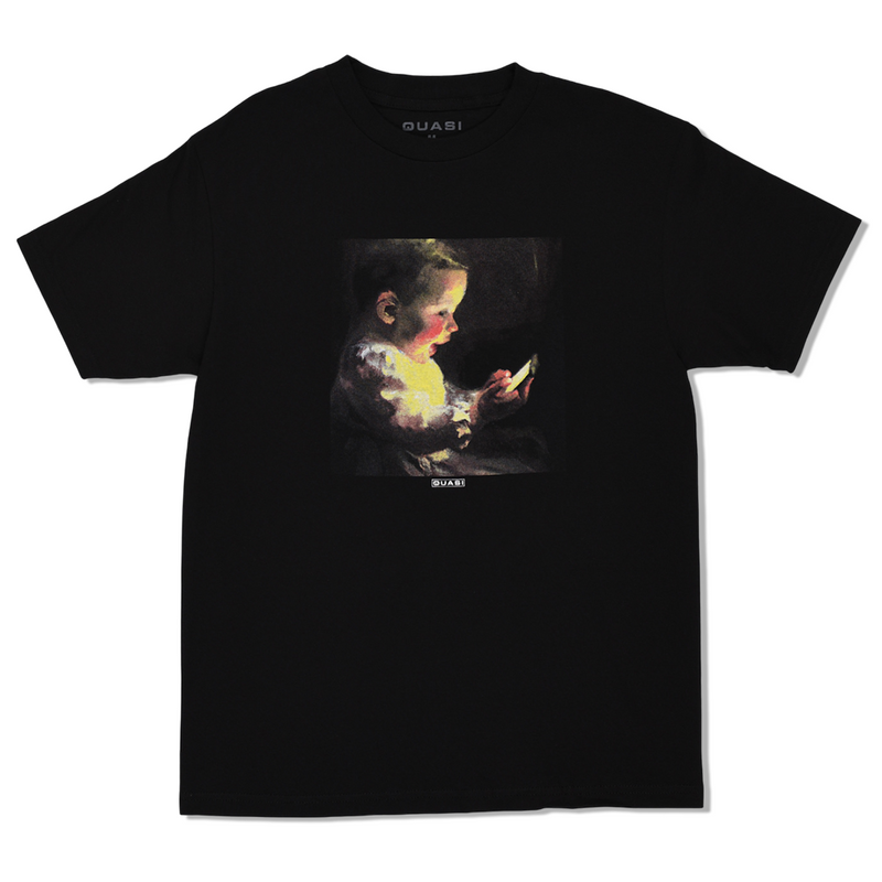 Quasi Child Care Tee - Black