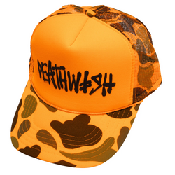 Deathwish OG Deathspray Trucker - Camo / Orange