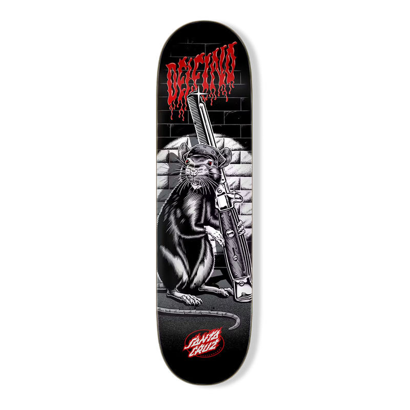 Santa Cruz Delfino Skate Rat Skateboard Deck - 8.25"