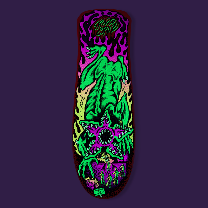 Santa Cruz x Stranger Things Salba Demogorgon Skateboard Deck