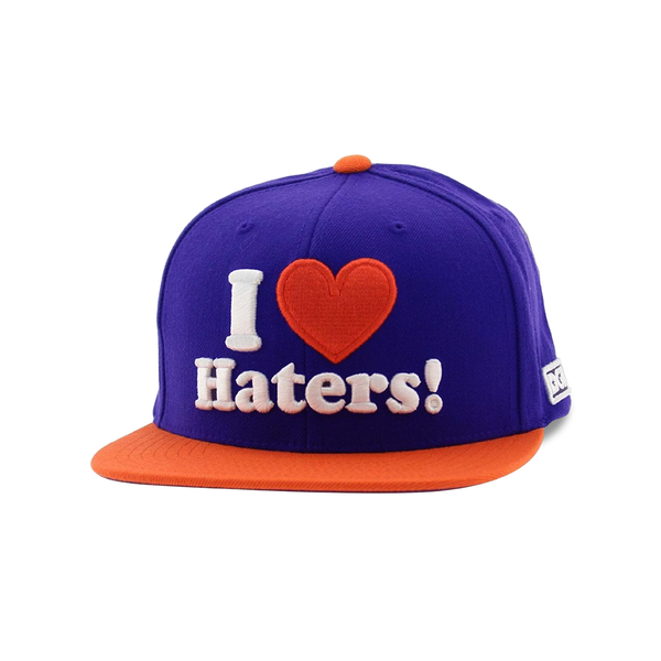 DGK Haters New York Snapback Cap - Blue / Orange