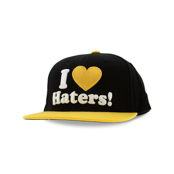 DGK Haters Pittsburgh Snapback Cap - Black / Yellow