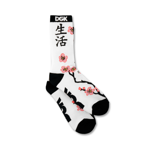DGK Zen Socks - White
