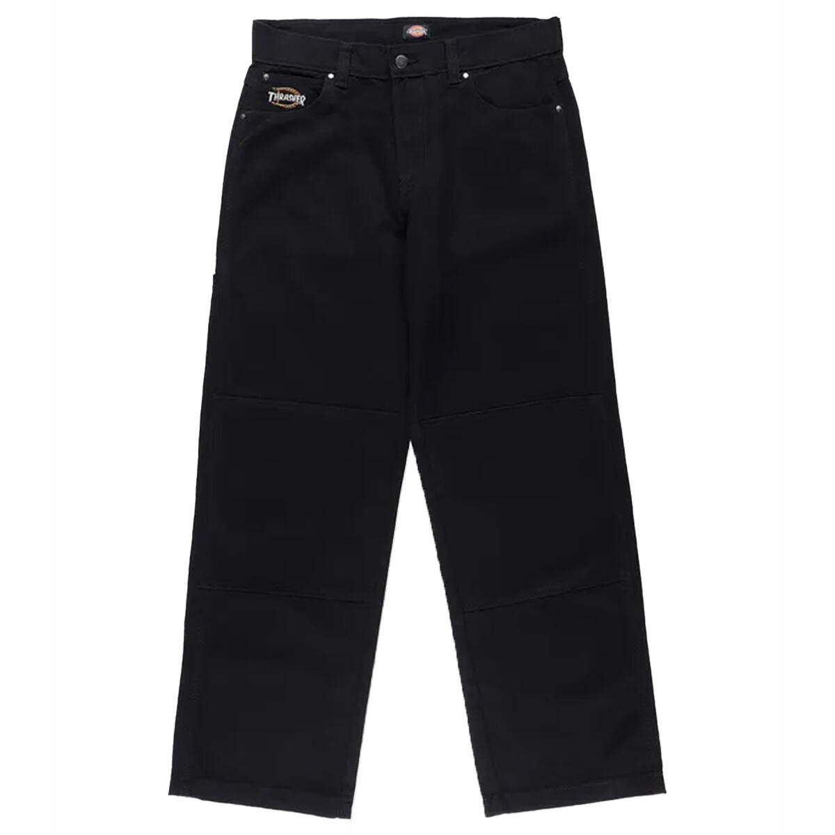 Thrasher x Dickies Double Knee Pants - Black – Evolve Skate Store