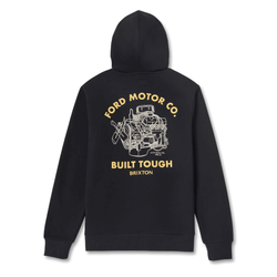Brixton x Ford Built Tough Fleece Hoodie - Burnt Rubber