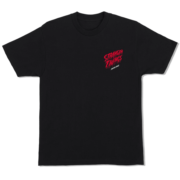 Santa Cruz x Stranger Things Eddie Slasher Tee - Black