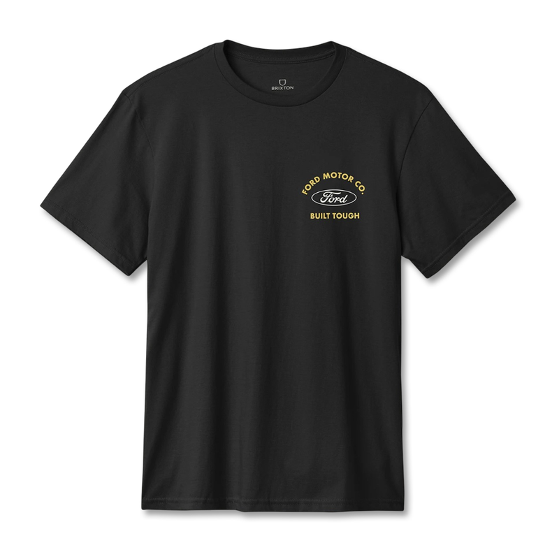 Brixton x Ford Built Tough Tee - Burnt Rubber