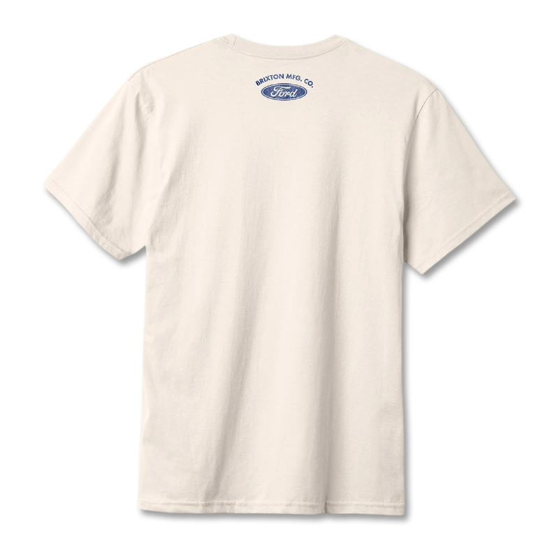 Brixton x Ford Truck Country Tee - Wimbledon White