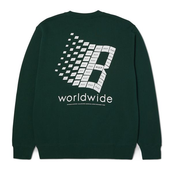 HUF X  Bronze56K Crewneck Sweatshirt - Forrest Green