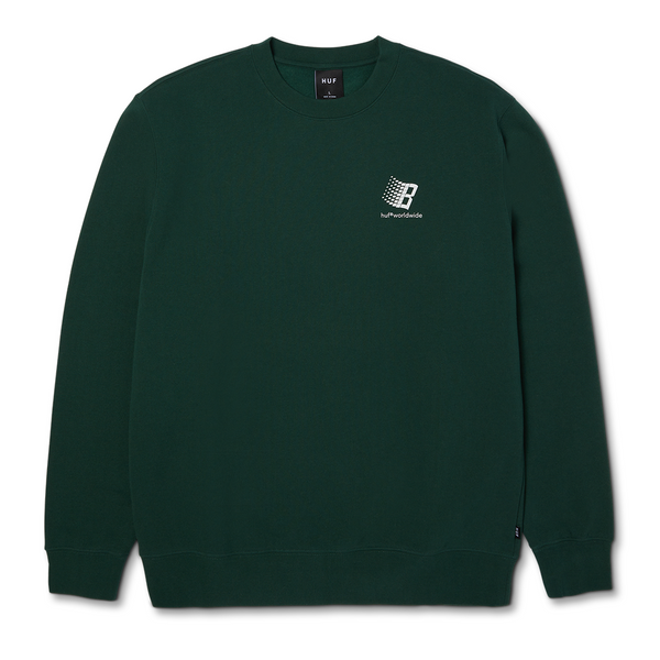 HUF X  Bronze56K Crewneck Sweatshirt - Forrest Green