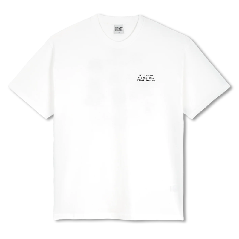 Polar Skate Co. Found Tee - White