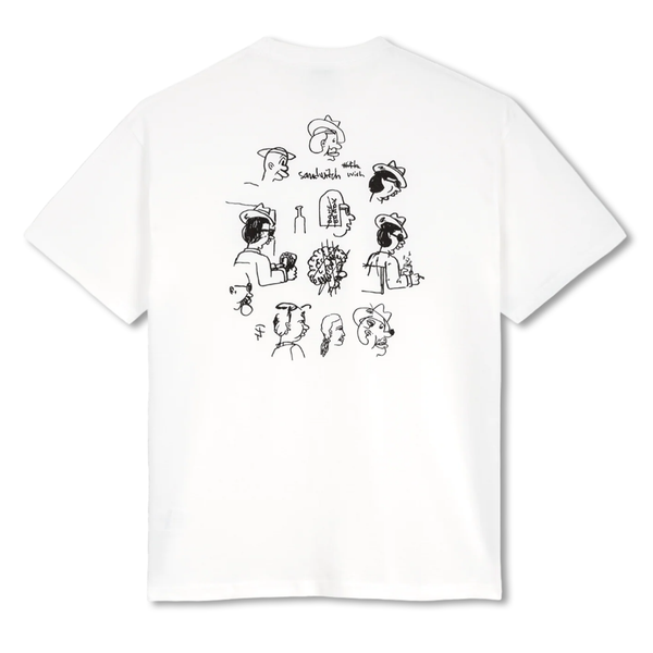 Polar Skate Co. Found Tee - White