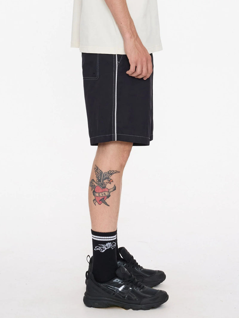 Worship Frequency Baggy Nylon Short – Black