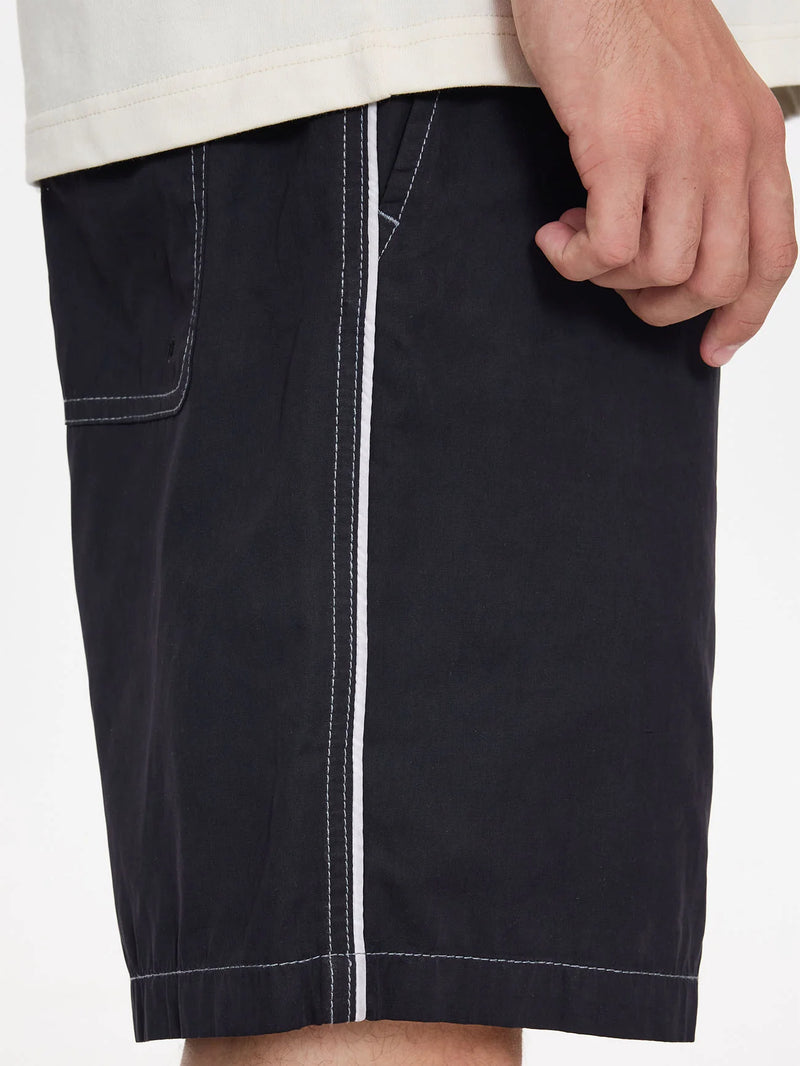 Worship Frequency Baggy Nylon Short – Black