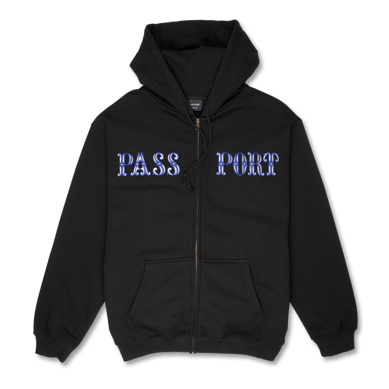 Pass~Port Glint Zip Hoodie - Black