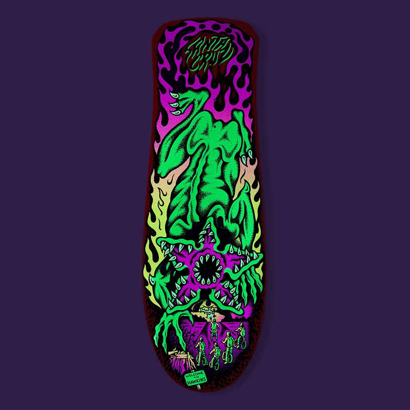 Santa Cruz x Stranger Things Salba Demogorgon Skateboard Deck
