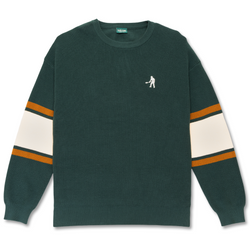 Pass~Port Organic Knit Stripe Sweater - Dark Green