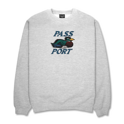 Pass~Port Fast Duck Crewneck Sweater - Ash