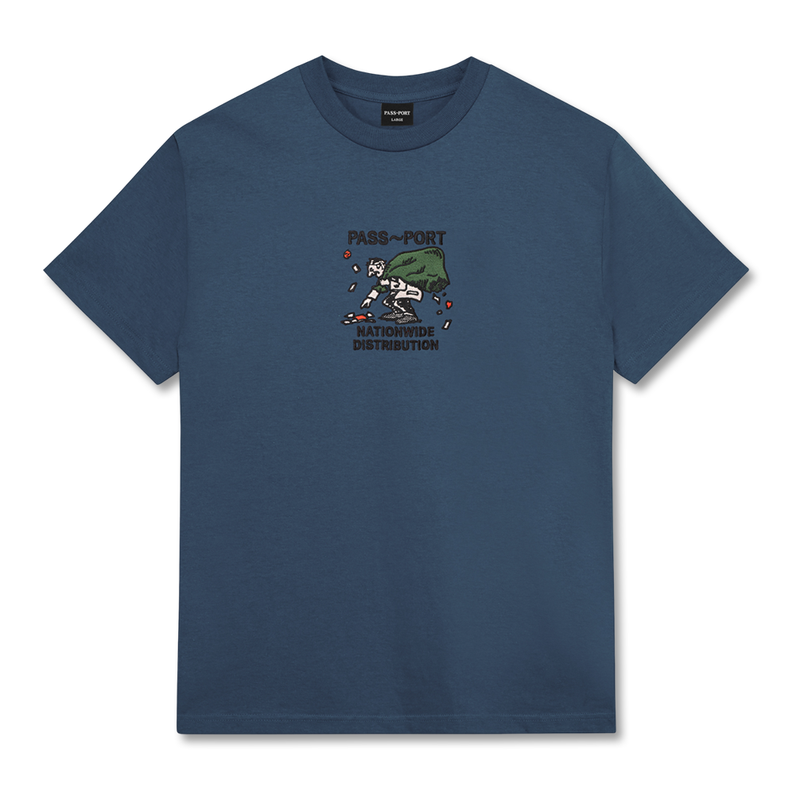 Pass~Port Distribution Tee - Harbour Blue