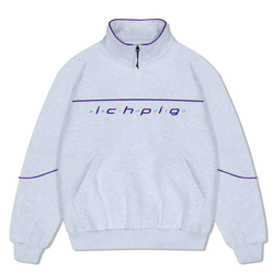 ICHPIG Genesis Panel 1/4 Zip - White Marle