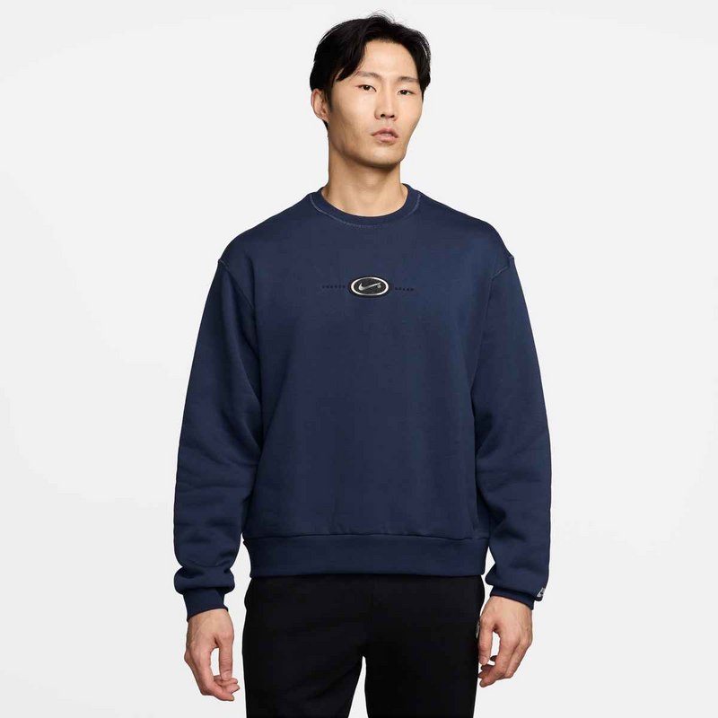 Nike SB x Eric Koston Fleece Skate Crew - Midnight Navy