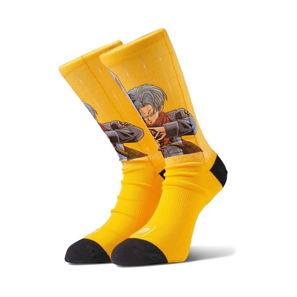 Primitive Dragon Ball Z Trunks Socks - Gold