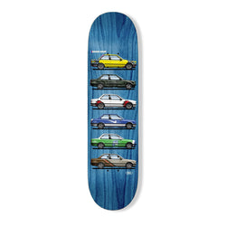 Real Ishod Customs Twin Tail Skateboard Deck - 8.0"