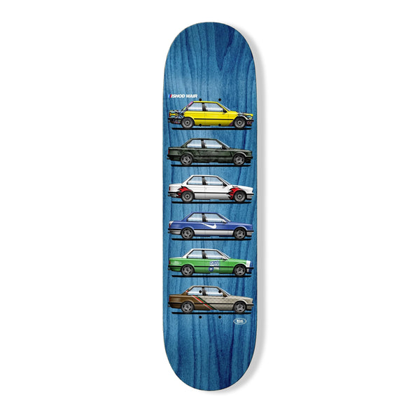 Real Ishod Customs Twin Tail Skateboard Deck - 8.0"