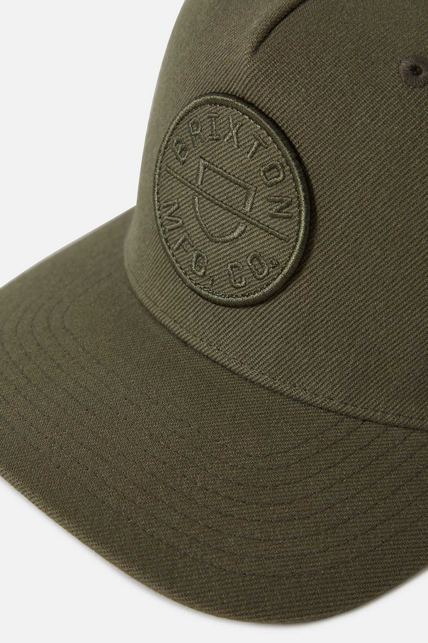 Brixton Crest C MP Snapback - Ivy Green