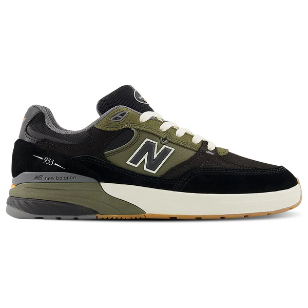 New Balance Numeric Andrew Reynolds 933 - Black / Dark Olivine