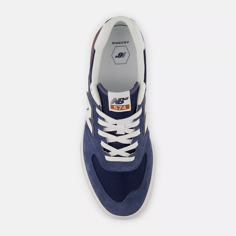 New Balance Numeric 574 Vulc - Vintage Indigo / White