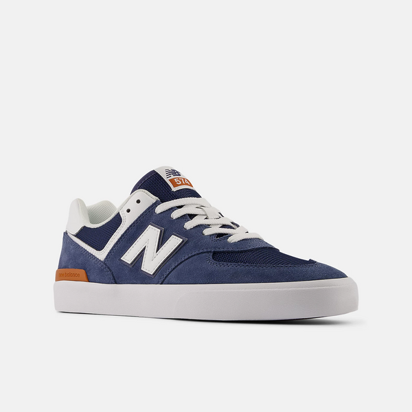 New Balance Numeric 574 Vulc - Vintage Indigo / White